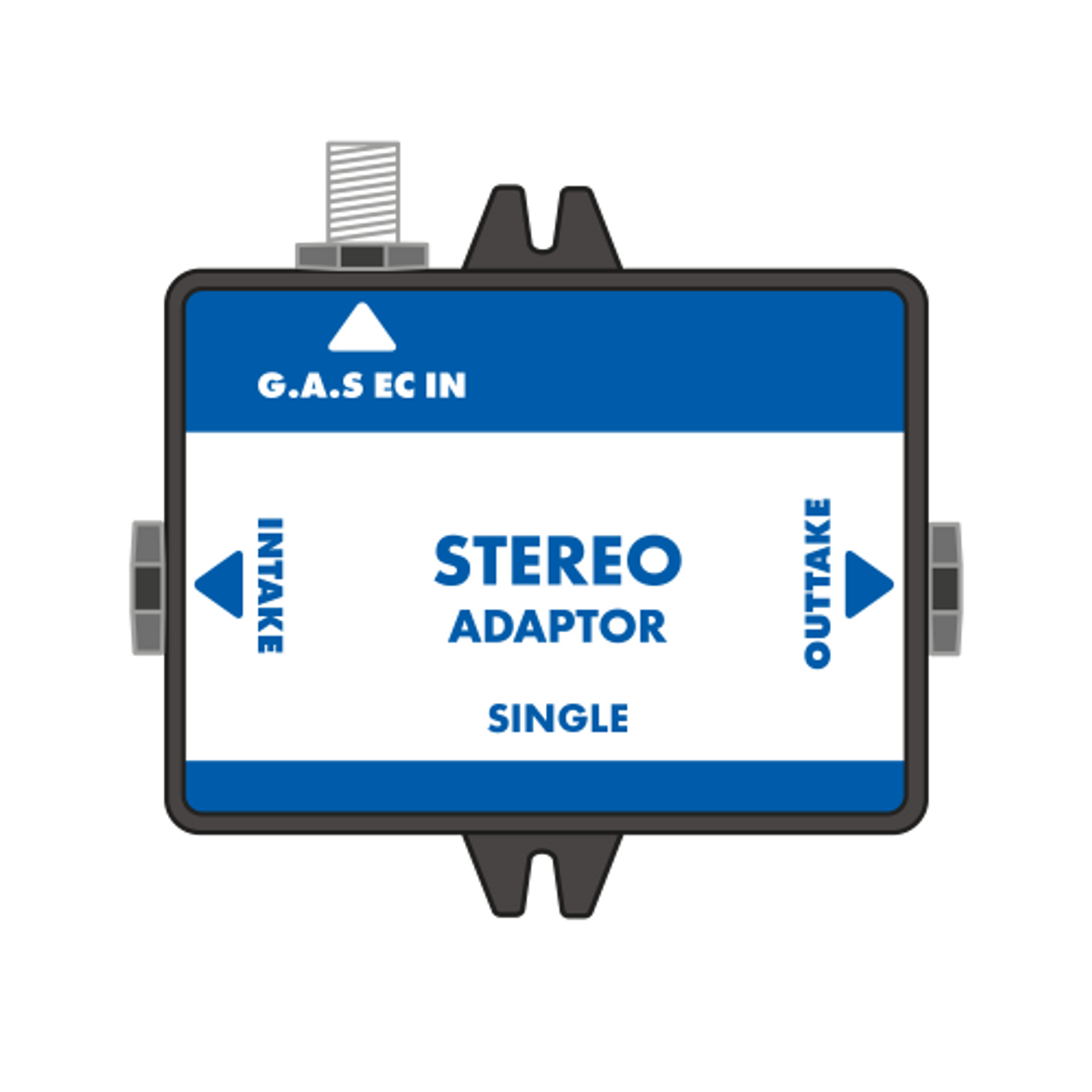 Gas Controls Single Stereo Adaptor