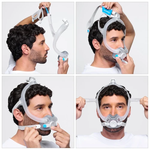 AirTouch F30i Clear Full Face CPAP/BiLevel Mask with Headgear
