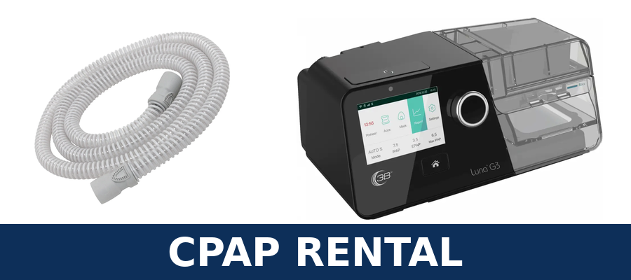 CPAP machine and tubing rental