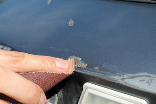 Auto sandpaper clearance