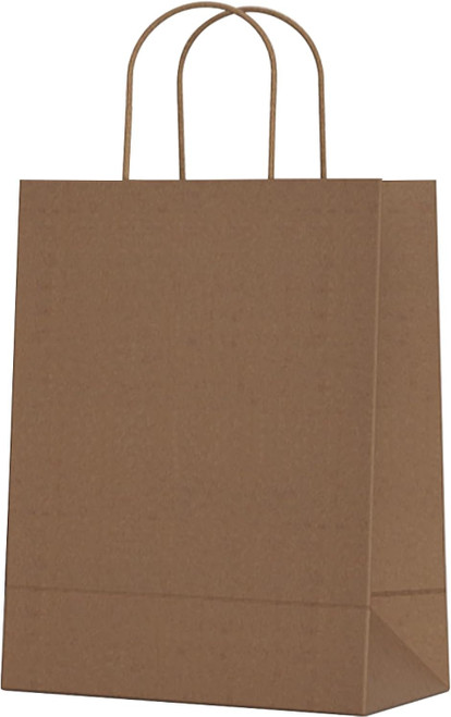 Kraft Paper Bag 21*14*27cm, 25 Per Bundle