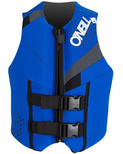 ONeill Reactor Teen Neoprene Life Vest Blue 75-125 lbs 2025 ONeill Reactor Teen Neoprene Life Vest Blue 75-125 lbs 2025