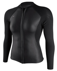 O'Neill Womens Bahia Full Font Zip Wet Suit Jacket Black O'Neill Womens Bahia Full Font Zip Wet Suit Jacket Black