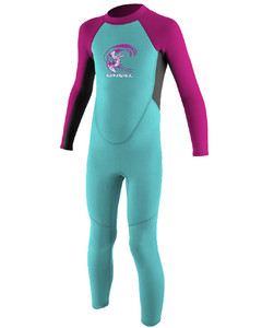 O'Neill Toddler Girls Reactor II Full Wetsuit 2mm 2024 O'Neill Toddler Girls Reactor II Full Wetsuit 2mm 2024