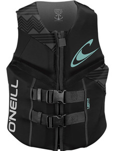 O'Neill Reactor Womens Neoprene Life Vest Black 2025 O'Neill Reactor Womens Neoprene Life Vest Black 2025