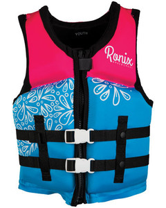 Ronix Girls Youth August Neoprene Life Vest 2025 50-90lbs Ronix Girls Youth August Neoprene Life Vest 2025 50-90lbs