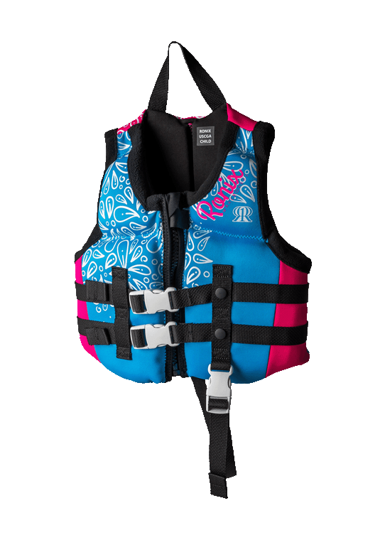 Ronix August Girls Child Neoprene Life Vest 2025 30-50lbs