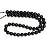8mm Obsidian, Black, Natural, Smooth Round