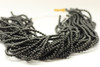 4mm Obsidian, Black, Natural, Smooth Round