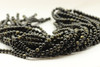 6mm Obisdian, Golden, Natural, Smooth Round