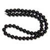 Onyx, Black, Dyed, Smooth Round in sizes 8mm