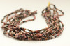4mm Rhodonite, Black Stripe, Natural, Smooth Round