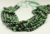 8mm Ruby Ziosite, Natural, Smooth Round