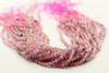 Mixed Quartz, Pink, Natural, Smooth Round, 4mm