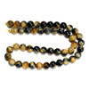 8mm Tiger's Eye, Golden & Blue, Heated, Smooth Round