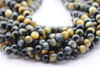 Tiger's Eye, Golden & Blue, Heated, Smooth Round