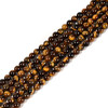 Tiger's Eye, Brown, Natural, Smooth Round 6mm