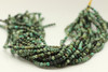 African Turquoise Jasper, Dyed, Smooth Round, 4mm Strand