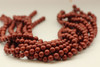 8mm Brazilian Red Jasper, Smooth Round