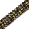 Dragon Blood Jasper, Natural, Smooth Round 10mm