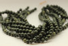 8mm, Green Vein Jasper, Natural, Smooth Round