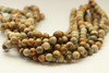 10mm, Picture Jasper, Natural, Smooth Round