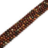 4mm Red Creek Jasper, Natural, Smooth Round