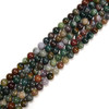India Agate, Natural, Smooth Round, 10mm. Priced Per Strand.