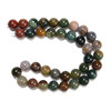 India Agate, Natural, Smooth Round, 10mm. Priced Per Strand.