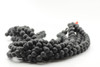 Lava, Black, Dyed 10mm Round