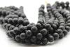 Lava, Black, Dyed 12mm Round