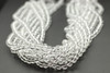 Quartz, Crystal, Natural, Smooth Round, One Strand
