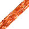 8mm Carnelian Agate, Mixed Color, Heated, Smooth Round
