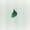 Blue & Green Enamel Football Helmet Charm, 12x12mm