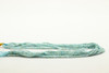 Larimar, Natural, Faceted Round, 3mm, One Strand