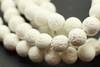 Lava, White, Dyed 10mm Round