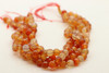 Carnelian Agate, Mix Color, Heated, Faceted Round, 10mm Round