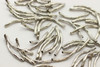 Tube, Twisted Pattern, Antique Silver Plated Metal Alloy, 1.5x25mm, approx. 51 PCS