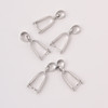 Pinch Bail, 22x6mm, Metal Alloy, Antique Silver, 5 PCS