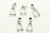 Pinch Bail, 22x6mm, Metal Alloy, Antique Silver, 5 PCS