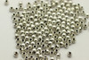 BEAD, Round, 4mm, Antique Silver Plated (metal alloy), approx 150 per bag