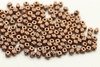 BEAD, Hex with Design, 3x4mm, Antique Copper Plated (metal alloy), approx 190 per bag