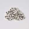 Spacer Bead, Cut Corner Cube, 4mm, Antique Silver Plated Metal Alloy, approx. 80 PCS