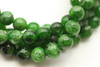 Chrome Diopside, Natural, Smooth Round, 6mm, One Strand, Limited Stock!