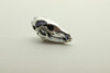 T-Rex Skull, Double Sided, 30x13x13mm, Antique Silver Plated Metal Alloy, 3 PCS