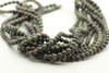 Dragon Blood Jasper, Matte, Natural, Smooth Round, 6mm, One Strand