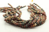 6mm Red Creek Jasper, Matte, Natural, Smooth Round