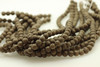 Lava, Brown, Dyed 8mm Round