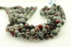 Bloodstone, Red, Natural, Smooth Round, 10mm, One Strand