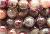8mm Tourmaline, Pink, Natural, Smooth Round